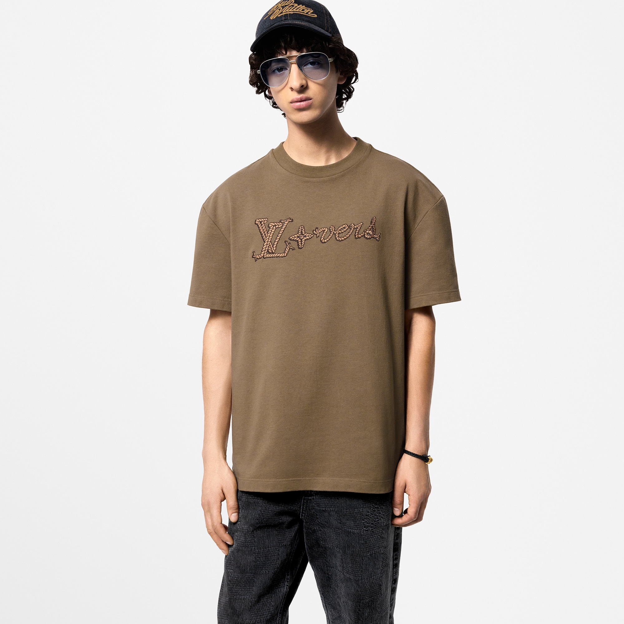 Embroidered Signature Cotton T-Shirt - Ready-to-Wear | LOUIS VUITTON